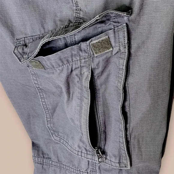 Carhartt Force Relaxed Fit Ripstop Cargo Work Pants Size 42X30 Gray Straight Leg - Picture 10 of 16